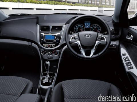 HYUNDAI Покоління
 Verna Hatchback 1.4 i 16V (97 Hp) Технічні характеристики
